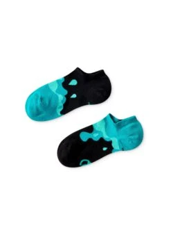 Socquettes Invisibles Gouttes Turquoises