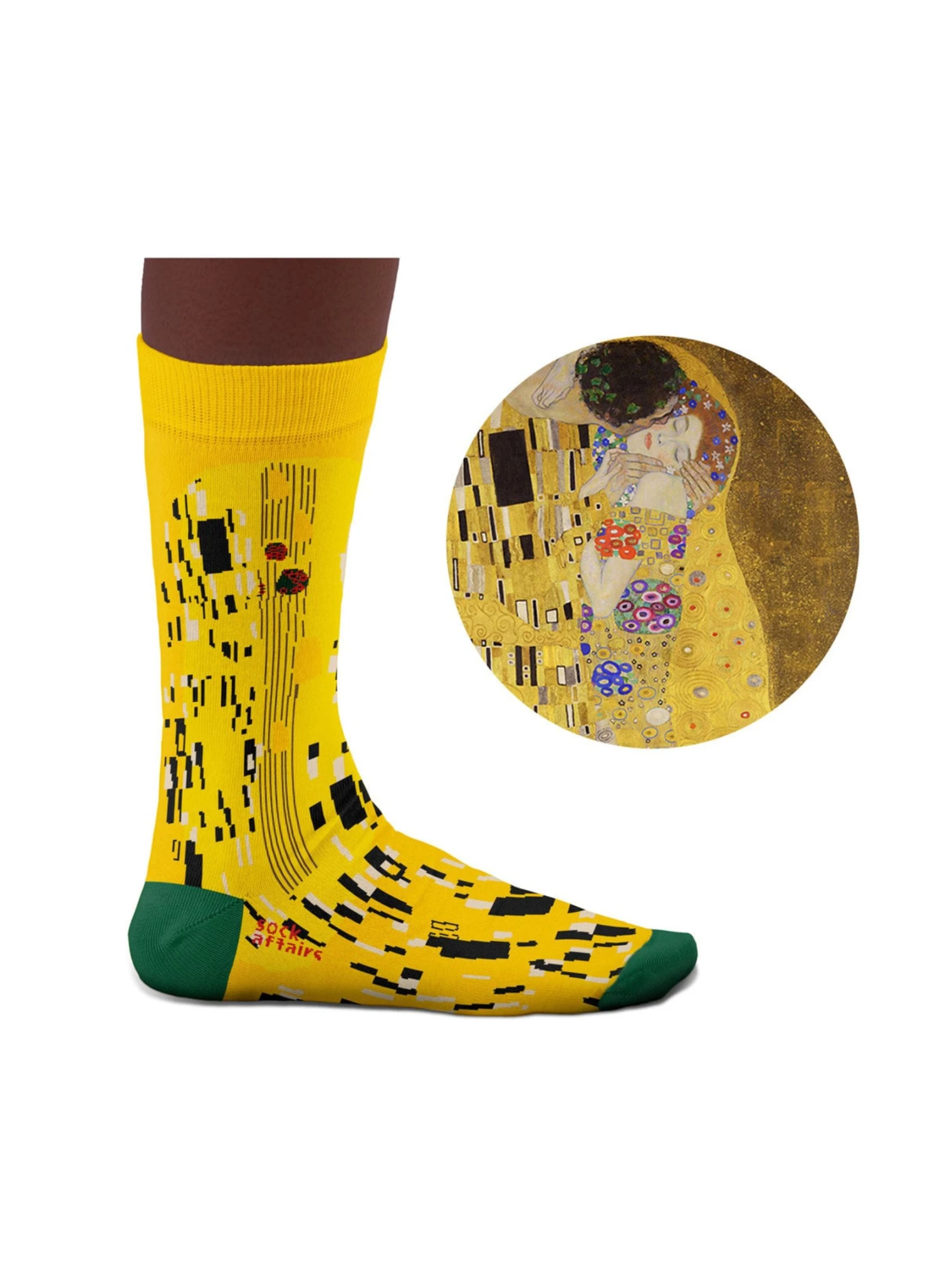 Chaussettes Le Baiser, Gustav Klimt 2 Chaussettes Le Baiser, Gustav Klimt – Image 2