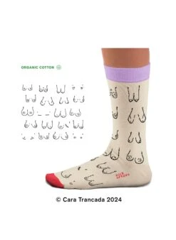 Chaussettes Coton Bio Poitrines, Cara Trancada -Le Bar à Chaussettes 3 1008dab7 5580 4047 bcf3 889540324c35