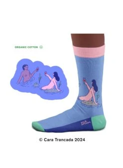 Chaussettes Coton Bio Conversations, Cara Trancada -Le Bar à Chaussettes 3 78aca996 9265 44e1 b5f9 7042d8285ee9