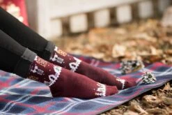 Chaussettes Laine Mérinos Cadeaux Bordeaux -Le Bar à Chaussettes 43 2
