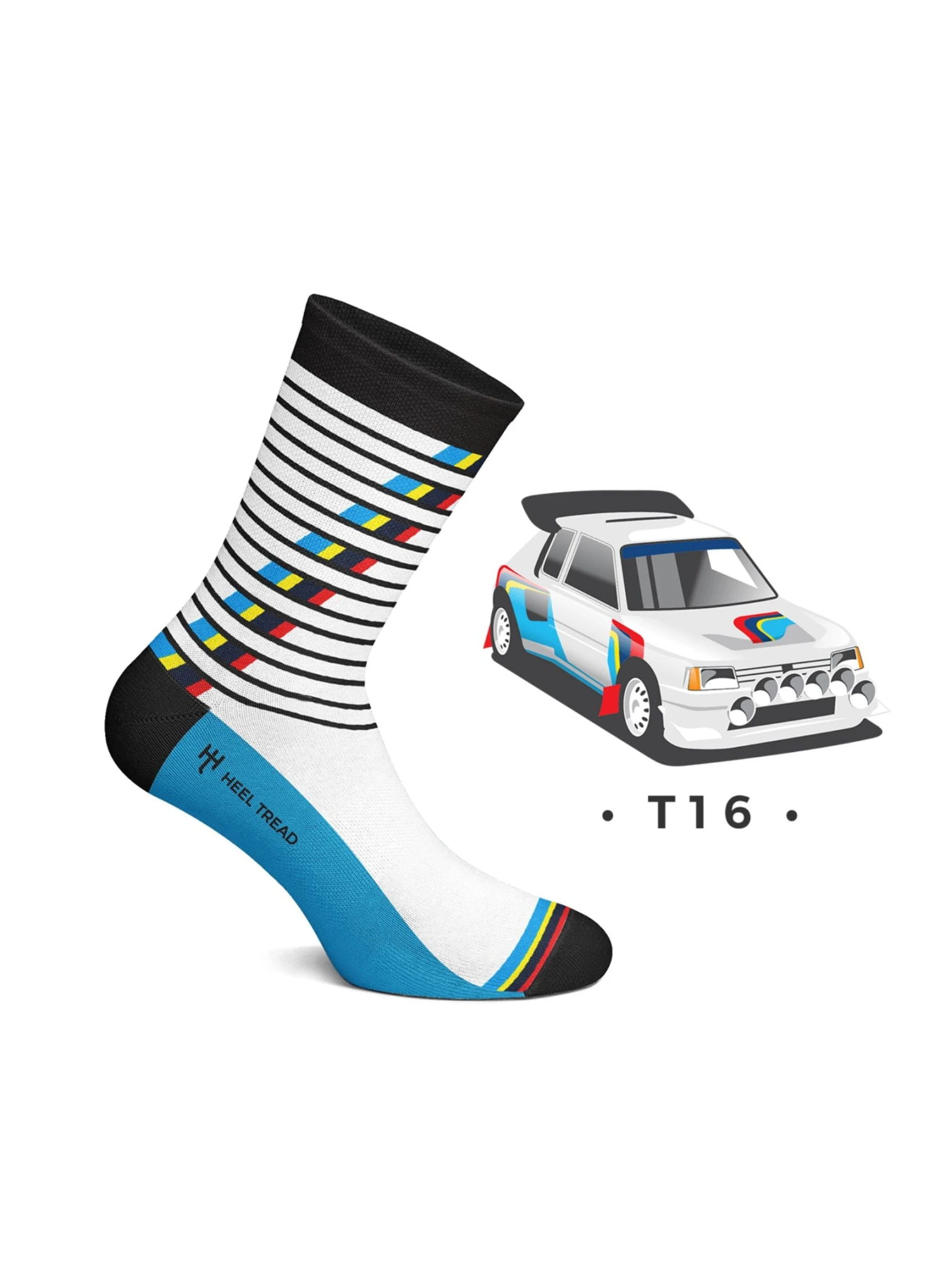 Chaussettes Peugeot 205 Turbo 16 4 Chaussettes Peugeot 205 Turbo 16 – Image 4