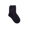 Chaussettes à Paillettes Unies - Marine