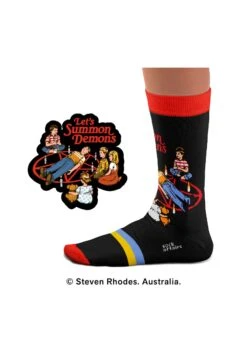 Chaussettes Let's Summon Demons, Steven Rhodes -Le Bar à Chaussettes 4 712787ac 1b64 4014 b265 d3362c256b11