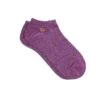 Socquettes à Paillettes Unies - Violet