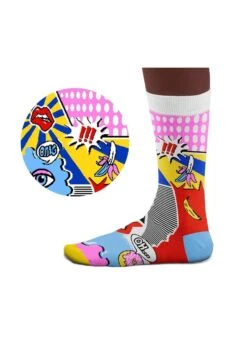 Chaussettes Pop Art -Le Bar à Chaussettes 4 bc37c8e9 9f2d 4063 9f16 fd39b96933a4