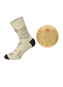 Chaussettes L’Homme De Vitruve, Léonard De Vinci 8 Chaussettes L’Homme De Vitruve, Léonard De Vinci -Le Bar à Chaussettes 4 c71a16de 115c 42d8 b01d dc07e577e4d4