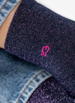 Chaussettes à Paillettes Unies - Marine 5 Chaussettes à Paillettes Unies - Marine -Le Bar à Chaussettes 5 1a2218fa e75a 4e0a a233 0fa7ffffee9f