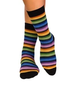 Chaussettes En Bambou Arc En Ciel Clair
