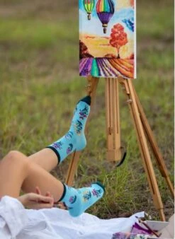 Chaussettes Coton Bio Fleurs & Herbes - Menthes -Le Bar à Chaussettes 5 268d2916 fb47 4e56 ba56 618e46cfa0be