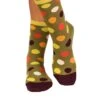 Chaussettes En Bambou à Pois - Kaki