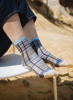 Chaussettes Transparentes Nevada Roads Blue