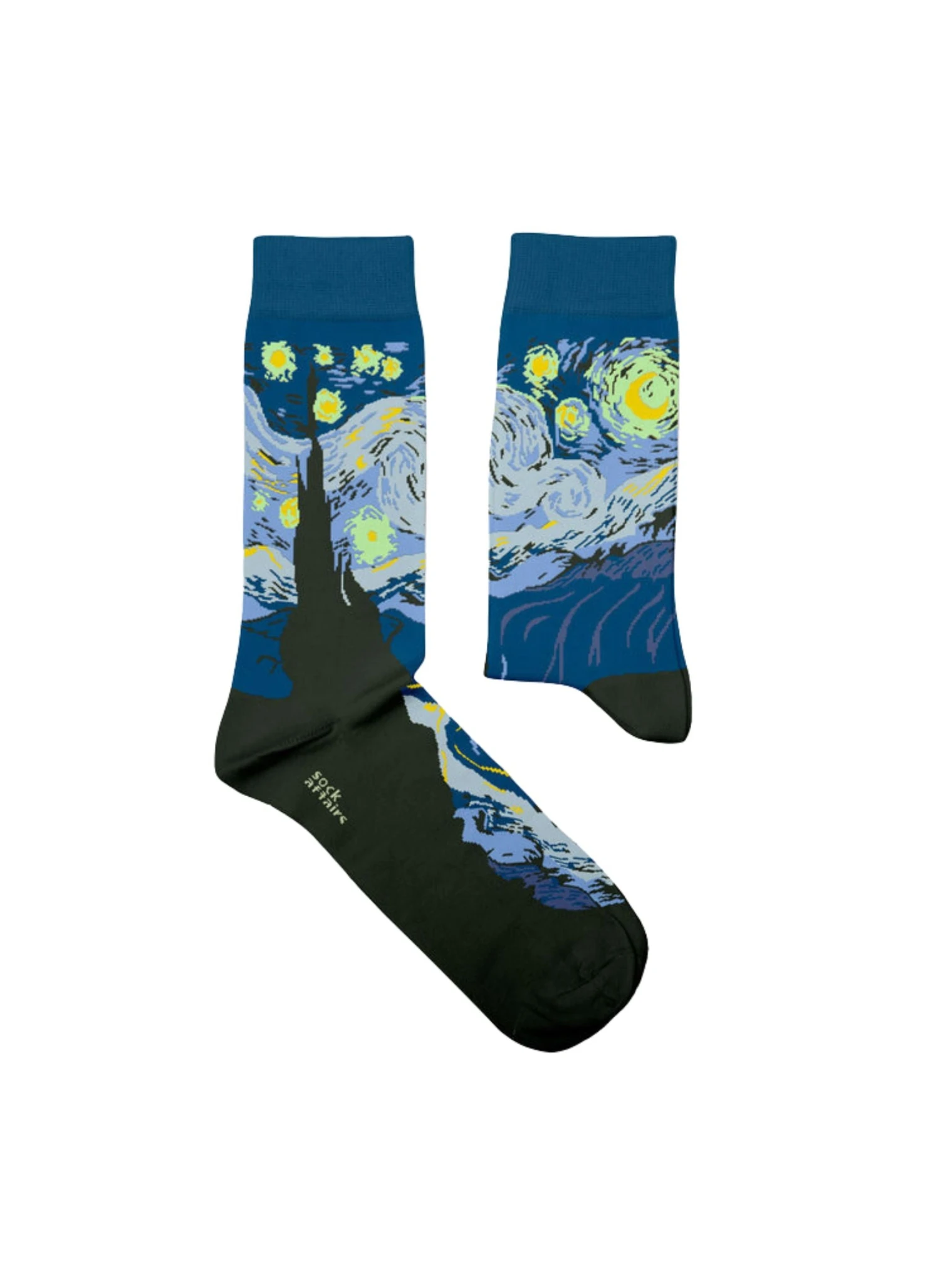 Chaussettes La Nuit Étoilée, Van Gogh 1 Chaussettes La Nuit Étoilée, Van Gogh