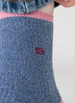 Chaussettes à Paillettes Vintage - Bleu Gris -Le Bar à Chaussettes 6 65da6cba d183 4b6f 82cd dcd6529fbb47