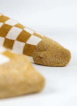 Chaussettes à Carreaux - Jaune & Blanc -Le Bar à Chaussettes 7 02b66449 f60a 40aa 9321 9b5e16a2c453