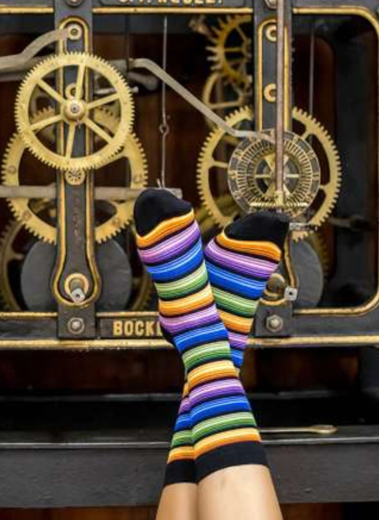 Chaussettes En Bambou Arc En Ciel Clair 2 Chaussettes En Bambou Arc En Ciel Clair – Image 2