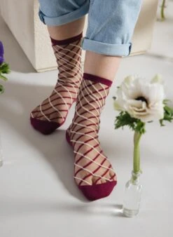Chaussettes Transparentes Brooklyn Bridge Bordeaux
