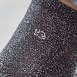 Chaussettes à Paillettes Unies - Noir -Le Bar à Chaussettes CP04 3