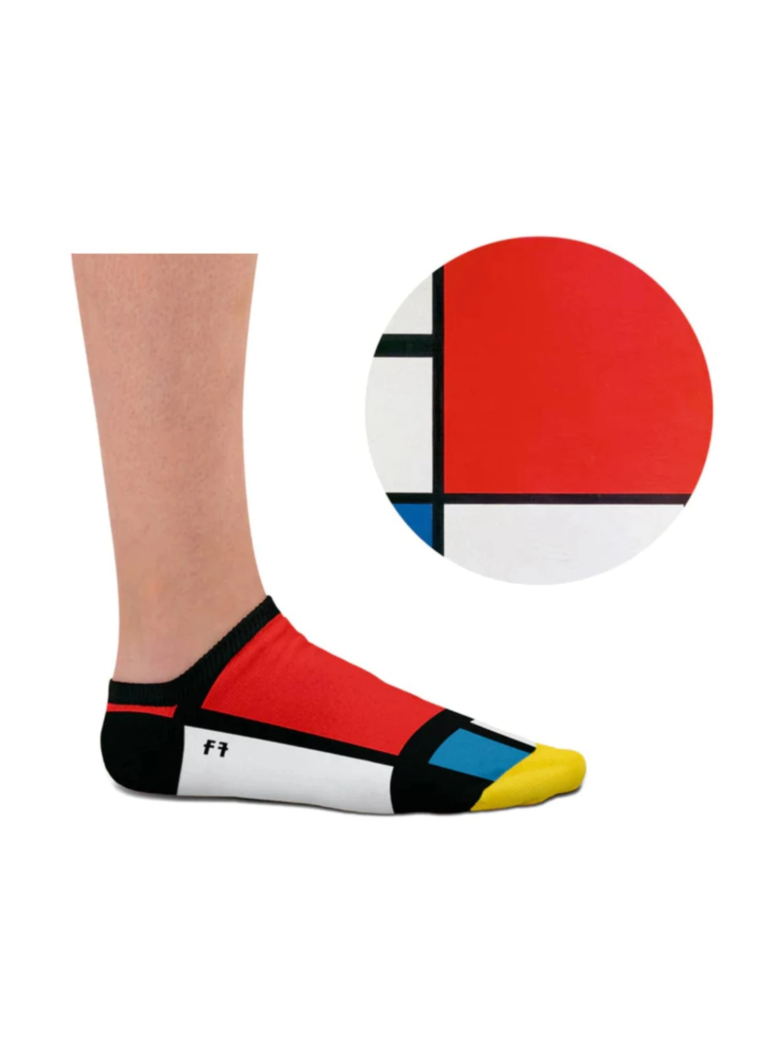 Socquettes Composition II, Mondrian 2 Socquettes Composition II, Mondrian – Image 2