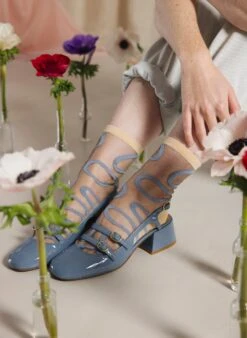 Chaussettes Transparentes Colorado River Blue 6 Chaussettes Transparentes Colorado River Blue -Le Bar à Chaussettes ColoradoRiverBlue VFB 2