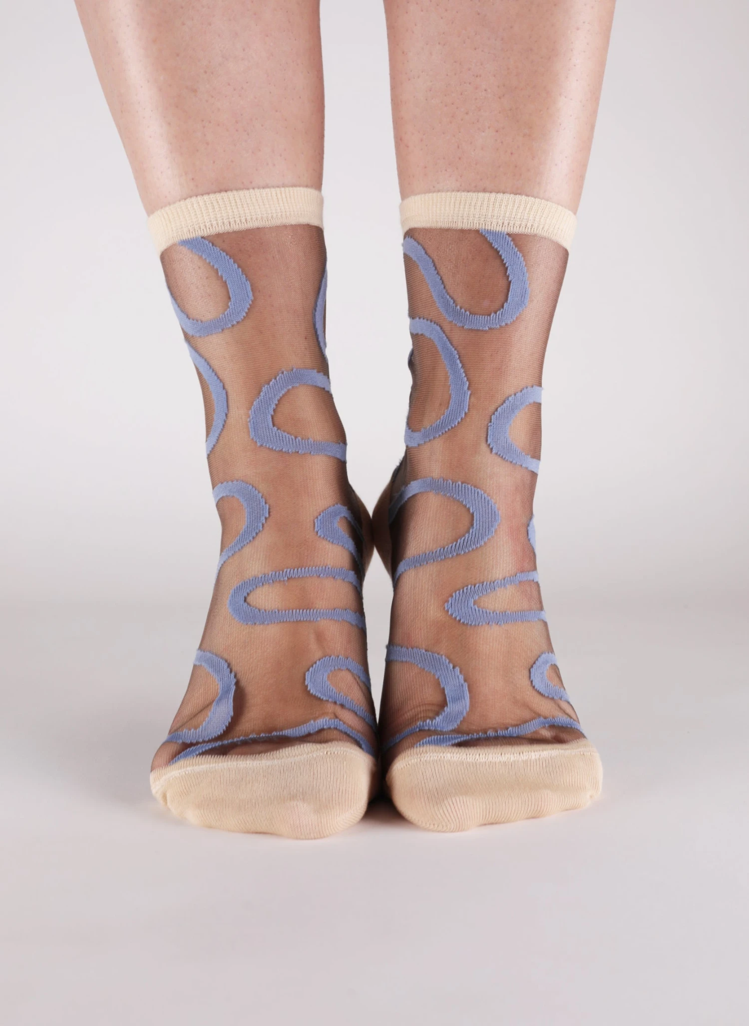 Chaussettes Transparentes Colorado River Blue 3 Chaussettes Transparentes Colorado River Blue – Image 3