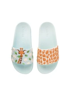 Claquettes Enfants Girafe Mignonne -Le Bar à Chaussettes D K F SD 02 C PVC 1700 VFB 2