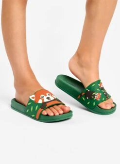 Claquettes Enfants Panda Roux -Le Bar à Chaussettes D K F SD 02 C PVC 1751 VFB 5