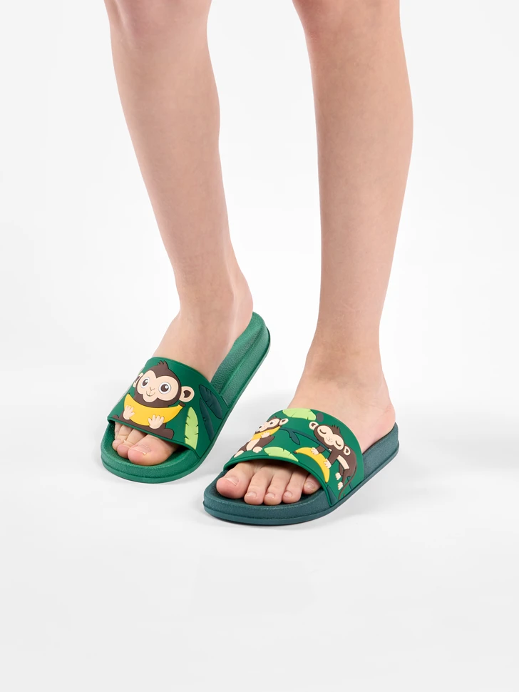 Claquettes Enfants Singe Dans La Jungle 2 Claquettes Enfants Singe Dans La Jungle – Image 2