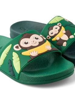 Claquettes Enfants Singe Dans La Jungle 9 Claquettes Enfants Singe Dans La Jungle -Le Bar à Chaussettes D K F SD 02 C PVC 1985 VFB 3