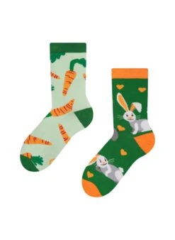 Chaussettes Enfants Carottes Et Lapins