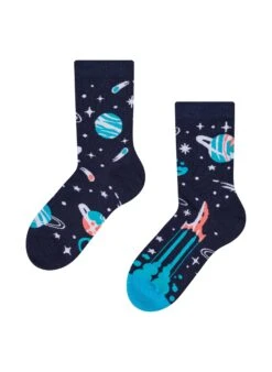 Chaussettes Enfants Fusées Et Planètes