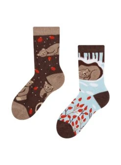 Chaussettes Chaudes Enfants Ours En Hiver