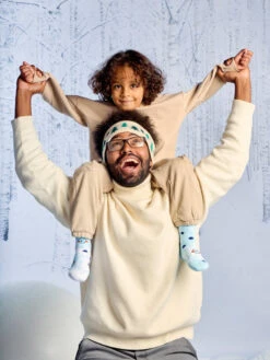 Chaussettes Chaudes Enfants Flocons De Neige Joyeux -Le Bar à Chaussettes D K SC WS C C 2029 05