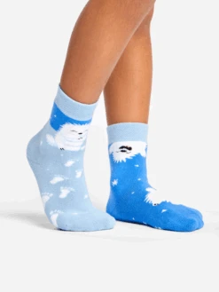 Chaussettes Chaudes Enfants Petit Yéti -Le Bar à Chaussettes D K SC WS C C OKT 2243 02