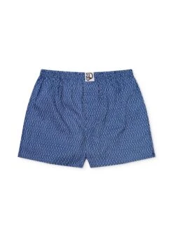 Caleçon Homme Bleu Et Gris