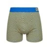 Boxer Homme Motif Jacquard Bleu & Jaune -Le Bar à Chaussettes D M UN T B C 1219 1