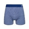 Boxer Homme Motif Jacquard Bleu & Gris