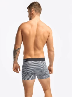 Boxer Homme Motif Jacquard Noir & Blanc 8 Boxer Homme Motif Jacquard Noir & Blanc -Le Bar à Chaussettes D M UN T B C 2085 4