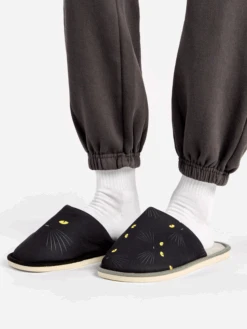 Pantoufles Les Yeux De Chat -Le Bar à Chaussettes D U F HS 02 C T 004 04