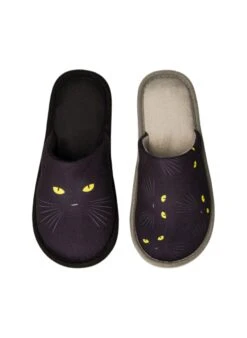 Pantoufles Les Yeux De Chat -Le Bar à Chaussettes D U F HS 02 C T 004 14