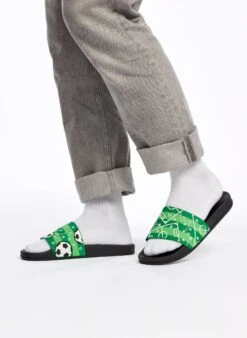 Claquettes Terrain De Football -Le Bar à Chaussettes D U F SD C PVC 1849 LR6