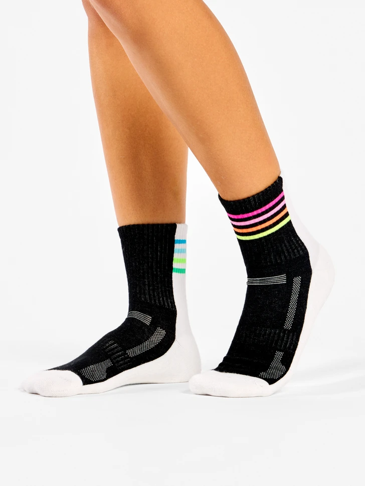 Chaussettes Sport Coolmax® Courtes Marche Arc-en-ciel 4 Chaussettes Sport Coolmax® Courtes Marche Arc-en-ciel – Image 4
