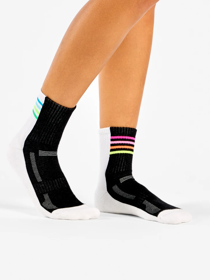 Chaussettes Sport Coolmax® Courtes Marche Arc-en-ciel 3 Chaussettes Sport Coolmax® Courtes Marche Arc-en-ciel – Image 3