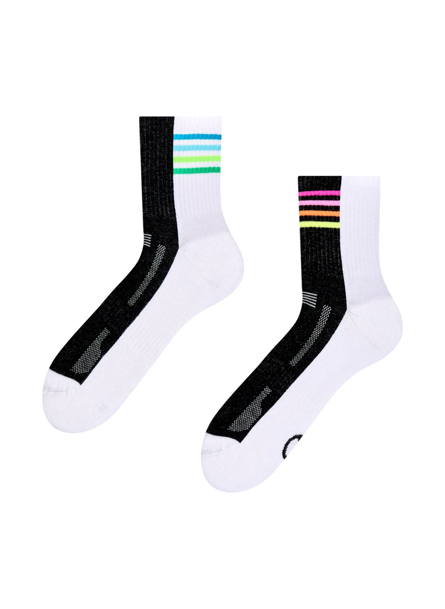 Chaussettes Sport Coolmax® Courtes Marche Arc-en-ciel 1 Chaussettes Sport Coolmax® Courtes Marche Arc-en-ciel