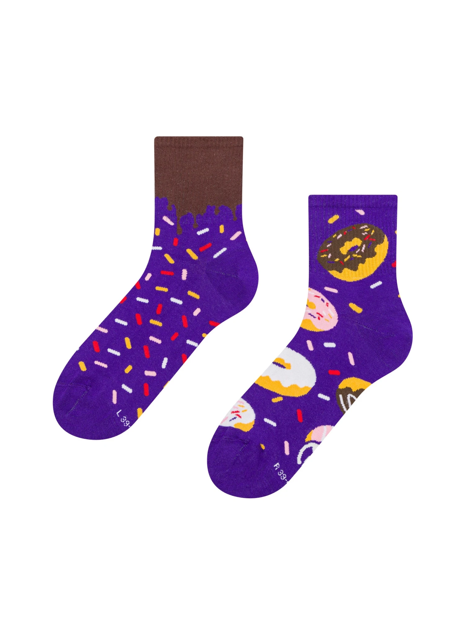 Chaussettes Courtes Donuts Sucrés 1 Chaussettes Courtes Donuts Sucrés