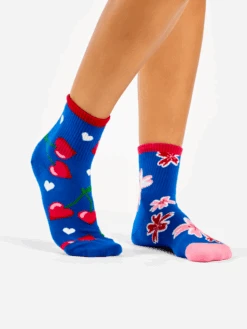 Chaussettes Courtes Amour Des Cerises 5 Chaussettes Courtes Amour Des Cerises -Le Bar à Chaussettes D U SC CS 02 C C OKT 2205 3