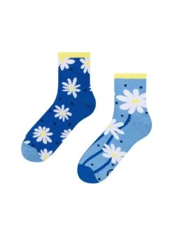 Chaussettes Courtes Marguerites Et Points