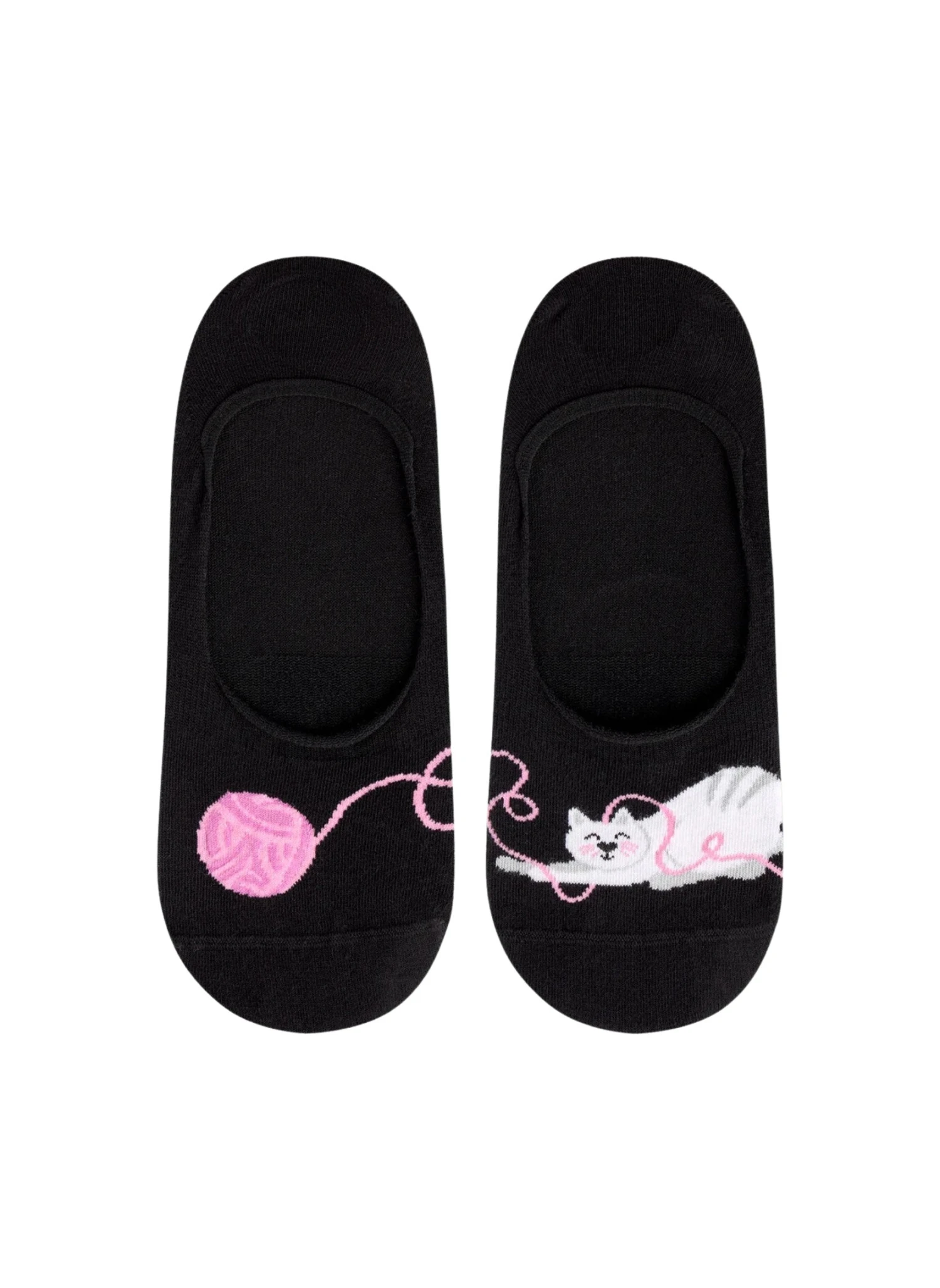 Protège-pieds Chat Et Pelote De Laine 1 Protège-pieds Chat Et Pelote De Laine