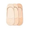 Lot De 3 Paires De Protège-Pieds Beiges En Coton -Le Bar à Chaussettes D U SC NSSP B C 2160 VFB 1