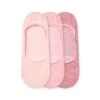 Lot De 3 Paires De Protège-Pieds Rose Poudré En Coton -Le Bar à Chaussettes D U SC NSSP B C 2161 VFB 1